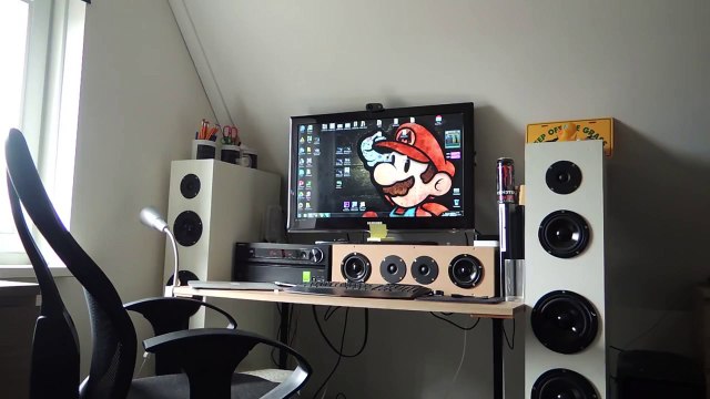 Clean sound, great bass! T-Line speakers 4x 6,5 inch woofers from Visaton