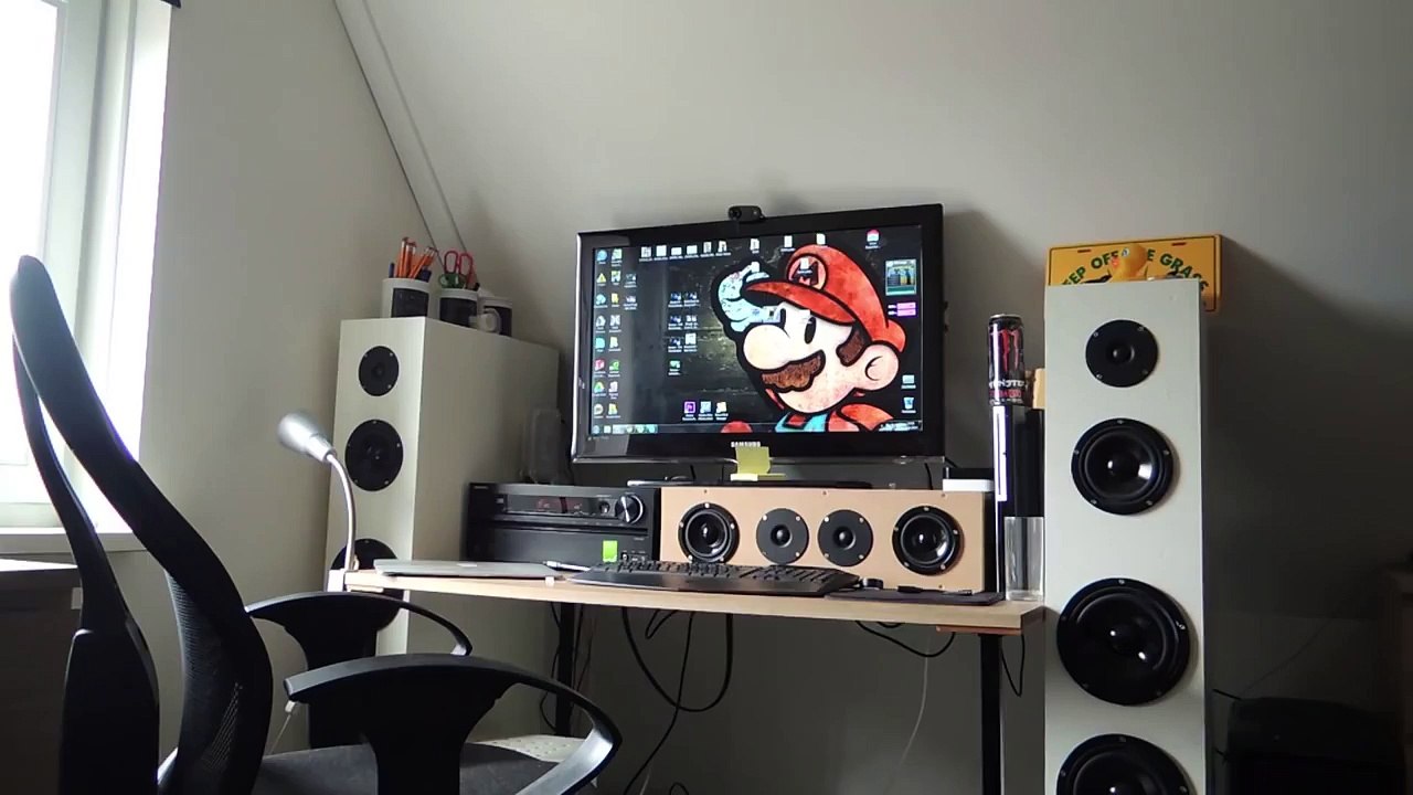 Clean sound, great bass! T-Line speakers 4x 6,5 inch woofers from Visaton