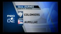 PRO D2 – Colomiers - Aurillac : 15-11 - J26 - Saison 2014-2015