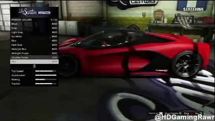 GTA V Online NEW "Grotti Turismo R" Chrome Customized Gameplay