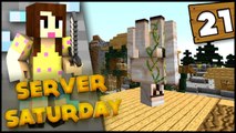 Minecraft SMP: Server Saturday 1.8 - Ep  21 - THE VILLAGE!