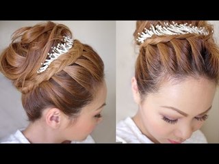 Winter Formal Bridal Updo Hair Tutorial