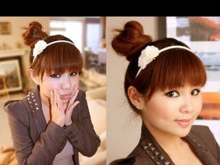 Easy Japanese Hair Bun Tutorial