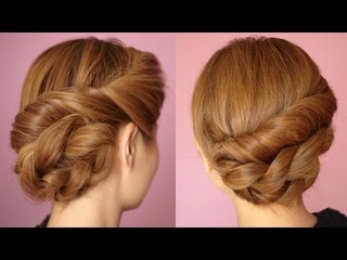 Easy Twisted Rope Braid Hair Tutorial