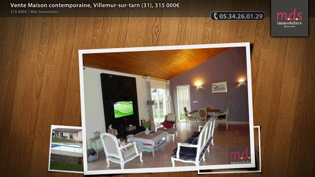 Vente Maison contemporaine, Villemur-sur-tarn (31), 315 000€