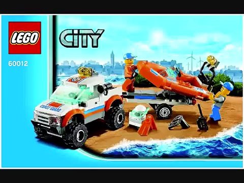 Lego City 4x4 Coast Guard and Diving Boat (60012)