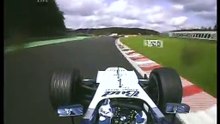 F1 Spa 2004 - Juan Pablo Montoya Ragged Action!