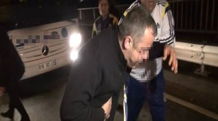 Fenerbahçe'nin yaralanan şöförü hastaneye böyle götürüldü