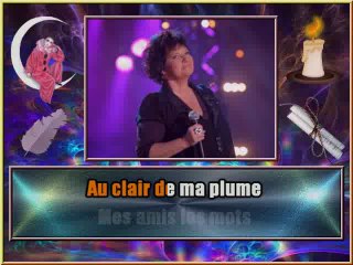 KARAOKE MAURANE - Au clair de ma plume