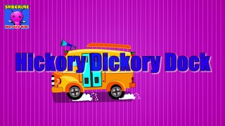 Hickory Dickory Dock Nursery Rhyme Cartoon Animation Rhymes Songs for Children