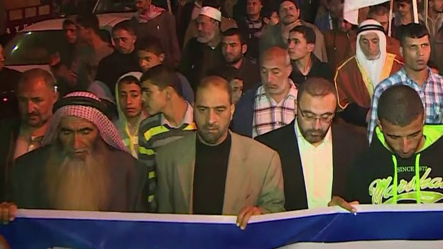 مئات المتظاهرين في غزة دعما لسكان مخيم اليرموك