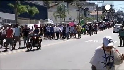 Rio de Janeiro: Protest following death of 10-year-old 'at hands of police'