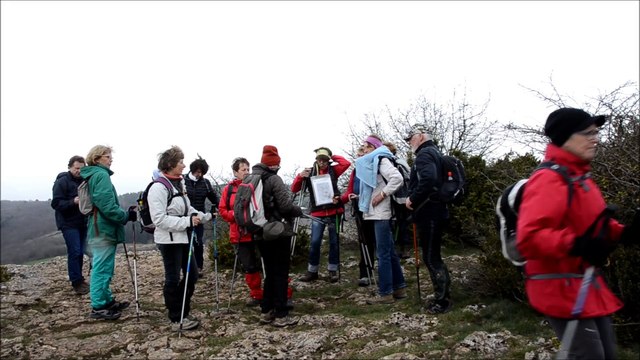St-Bénigne. La Rando sur les 3 roches. 2 avril 2015.