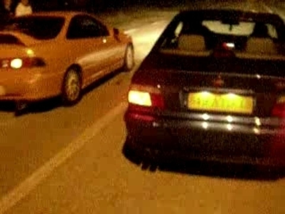 run integra type r stage 3 vs bmw M3 3.2