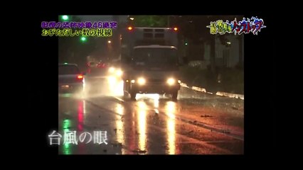 【心霊映像】台風の日におびただしい数の眼がこっちに