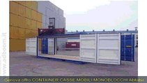 GENOVA,    CONTAINER, CASSE MOBILI, MONOBLOCCHI ABITATIVI CON SERV EURO 1.200