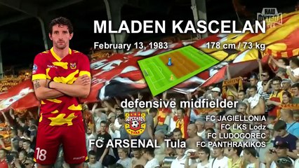 MLADEN KASCELAN DEFENSIVE MIDFIELDER ARSENAL TULA