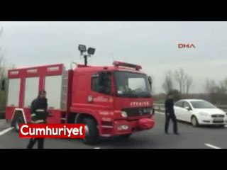 TEM'de feci kaza:4 ölü, 4 yaralı