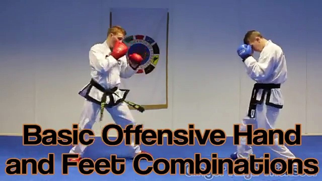 basic offensive hand and feet combinations