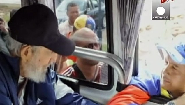 Куба: Фидель Кастро появился на публике