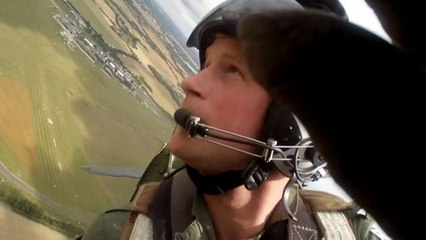 MUST WATCH: Prince Harry flies Spitfire upside down
