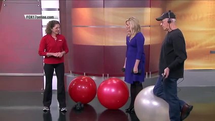 Cameraman Fitness Ball FAIL News Blooper
