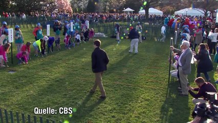 Buntes Osterspektakel vor dem Weißen Haus