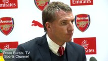 Brendan Rogers reaction Arsenal vs Liverpool