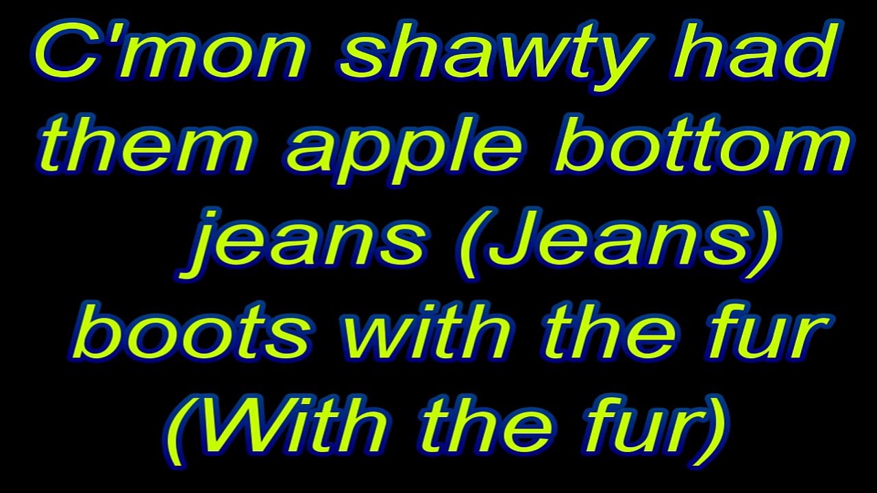 Apple Bottom Jeans Lyrics (Low) [HD] - video Dailymotion