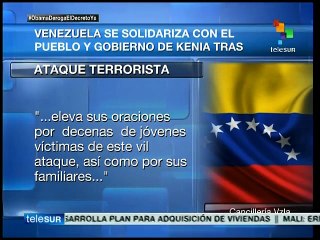 Venezuela condena ataque de grupo armado a universidad keniana