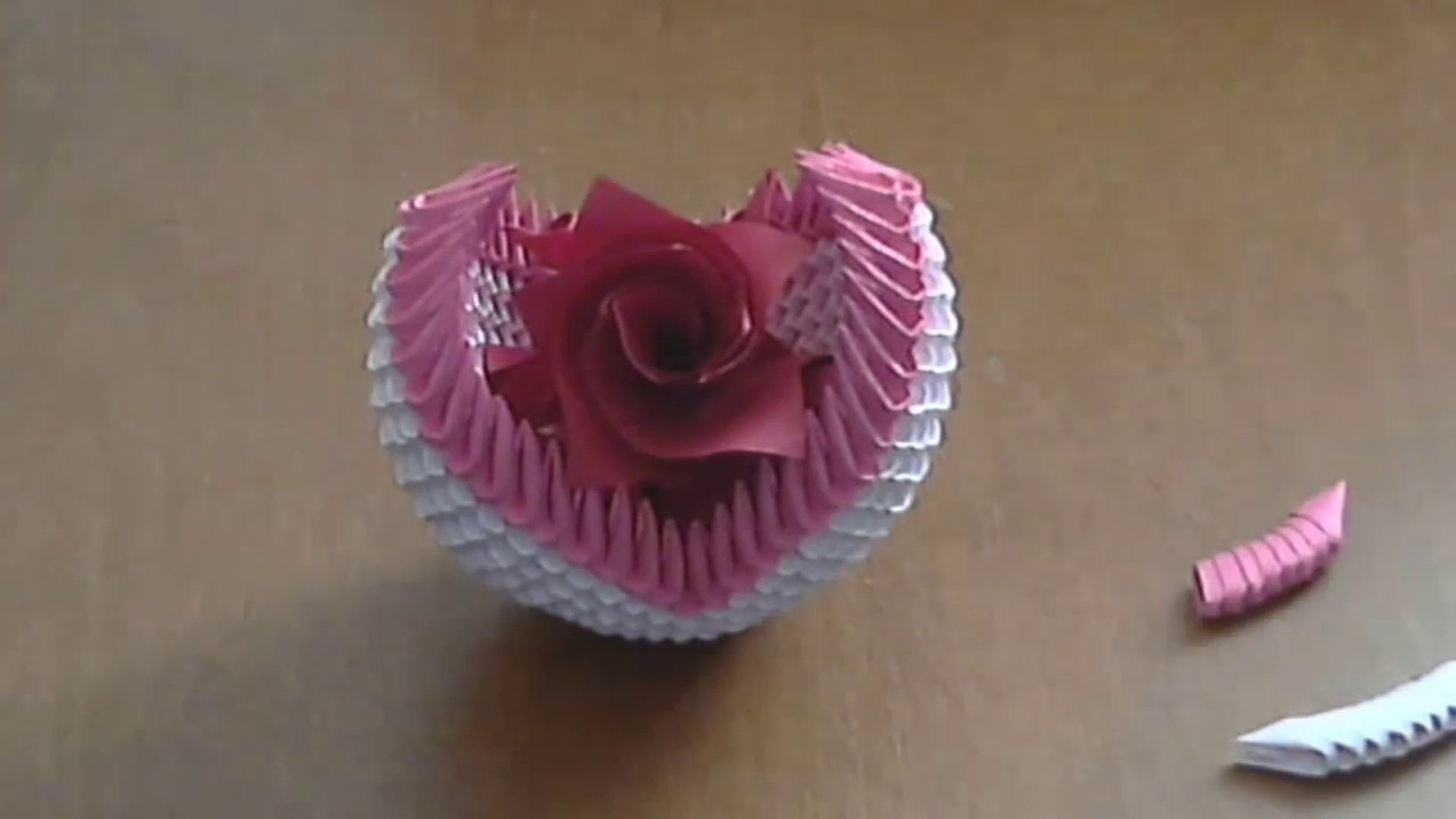 How To Make 3d Origami Small Basket With Flower