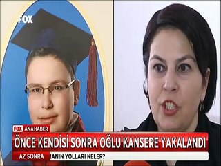 Kanseri yendi şimdi oğlunun Lenfoma kanserini yenmesi için mücadele ediyor