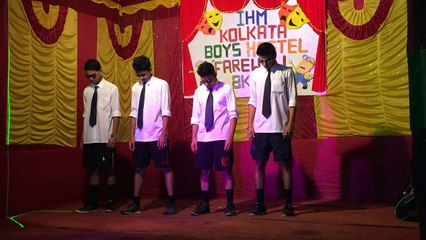 ihm kolkata boys hostel farewell 2015 dance performed by 1st years