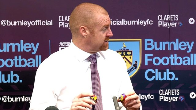 Dyche delighted at smashing Cream Egg gift
