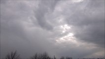 Stunning view of the 3 storm clouds ! Rybnik April 5, 2015 HD time-lapse