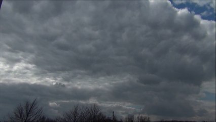 Mammatus clouds! Phenomenal sky  time-lapse HD