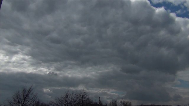 Mammatus clouds! Phenomenal sky time-lapse HD