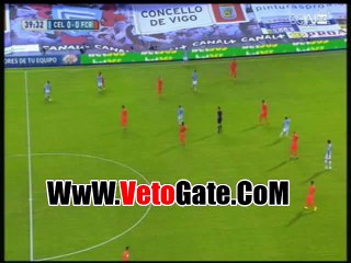 الغاء هدف لـ سيلتا فيجو فى مرمى برشلونه