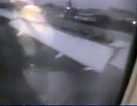 Boeing 767 Airplane Crash from Inside