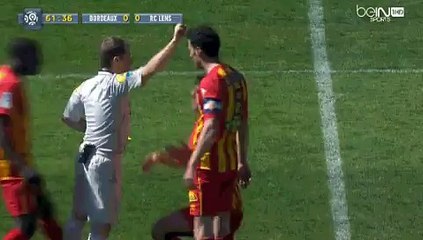 Youtube: árbitro agrede a jugador del Lens y luego le saca tarjeta amarilla (VIDEO)