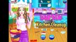 Barbie kitchen clean up - Princess Barbie kitchen cleaning game