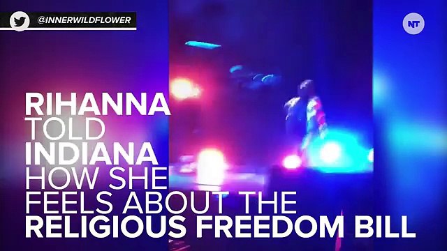 Rihanna Tells Us How She Feels About Those Religious Freedom Laws