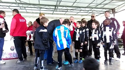 U9 la remise du trophée
