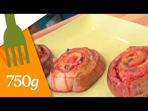 Recette des Escargots briochés aux pralines roses - 750 Grammes