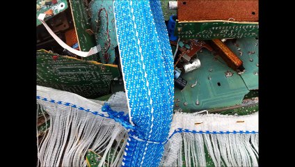 Scrap copper waste and electronic waste