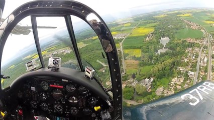 Lightning P38 & Corsair  Display , La Ferte Alais , 19 may 2013