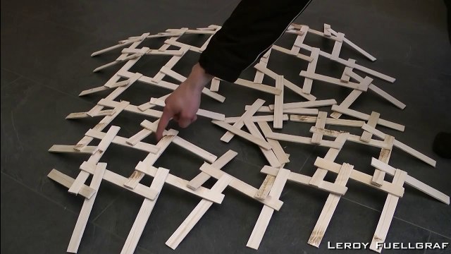 Leonardo Da Vinci - Wood Dome - Real Life Construction - Cantilever Construction