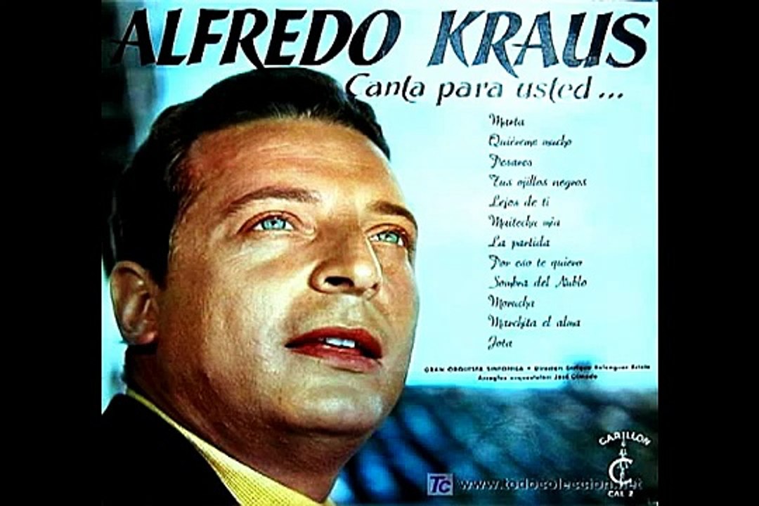 "ALFREDO KRAUS canta para usted..." / "Marchita el alma". Manuel María