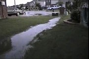 My House Flooding in June 2007 in Keller, TX