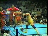 Animal Hamaguchi, Genichiro Tenryu & Koki Kitahara vs. Gedo, Hiromichi Fuyuki & Jado (WAR)